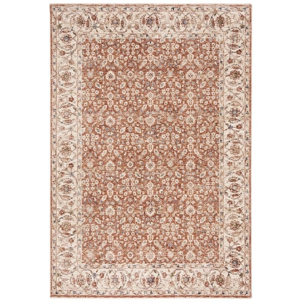 Safavieh 3 x 5 ft. Heirloom 700 Rectangle Power-Loomed Rug Beige & Light Rust HRL701B-3 - main